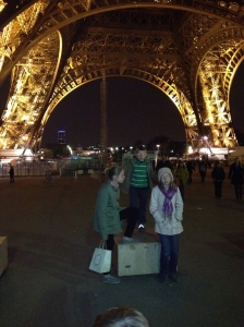 Underneath the Eiffel on a Glorious Tuesday Evening